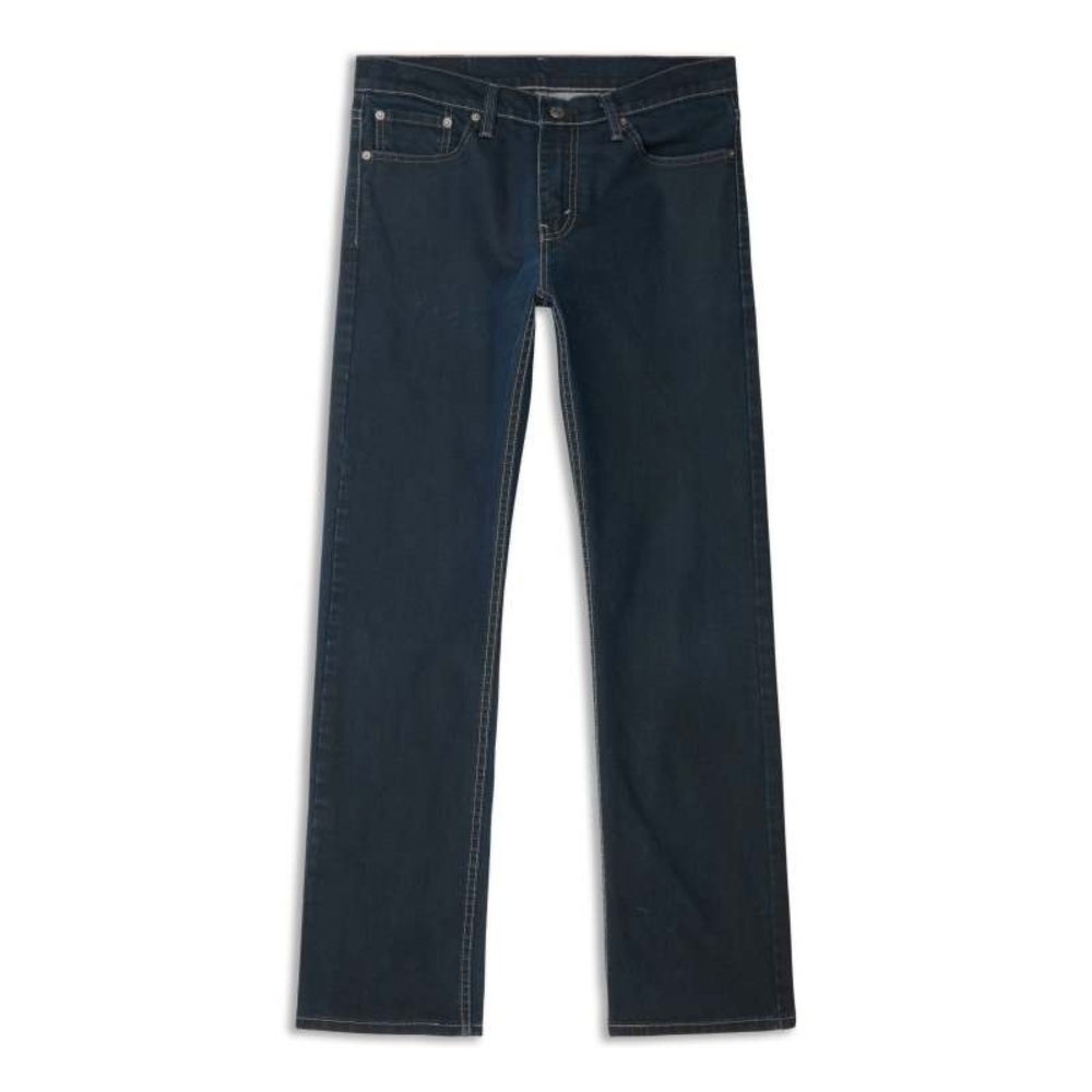 Levi’s 504 Regular Straight Stretch Jeans Men’s 36x32 Dark Blue Denim